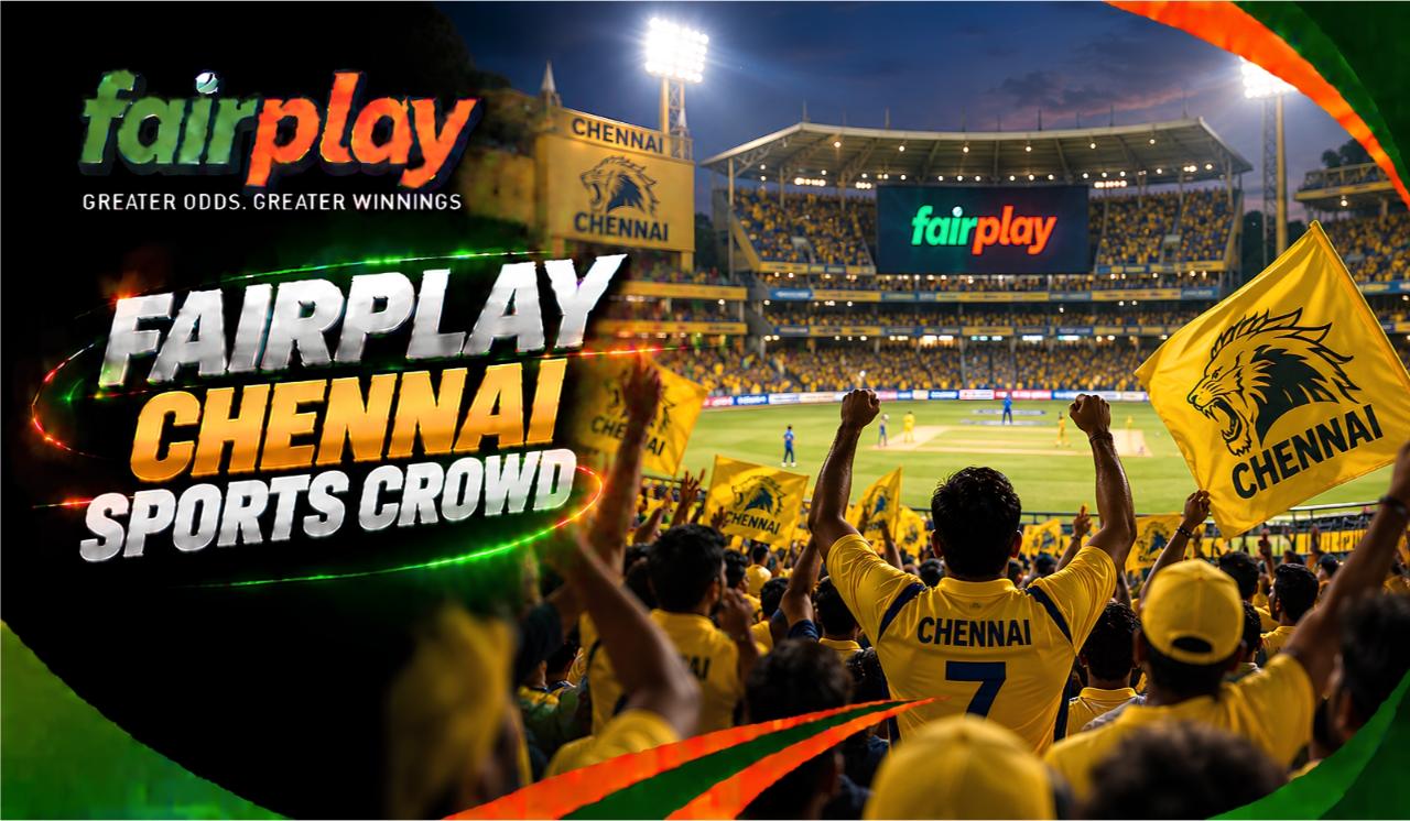 FairPlay Chennai Sports Crowd: Full stand applauding during an evening match at a coastal cricket ground